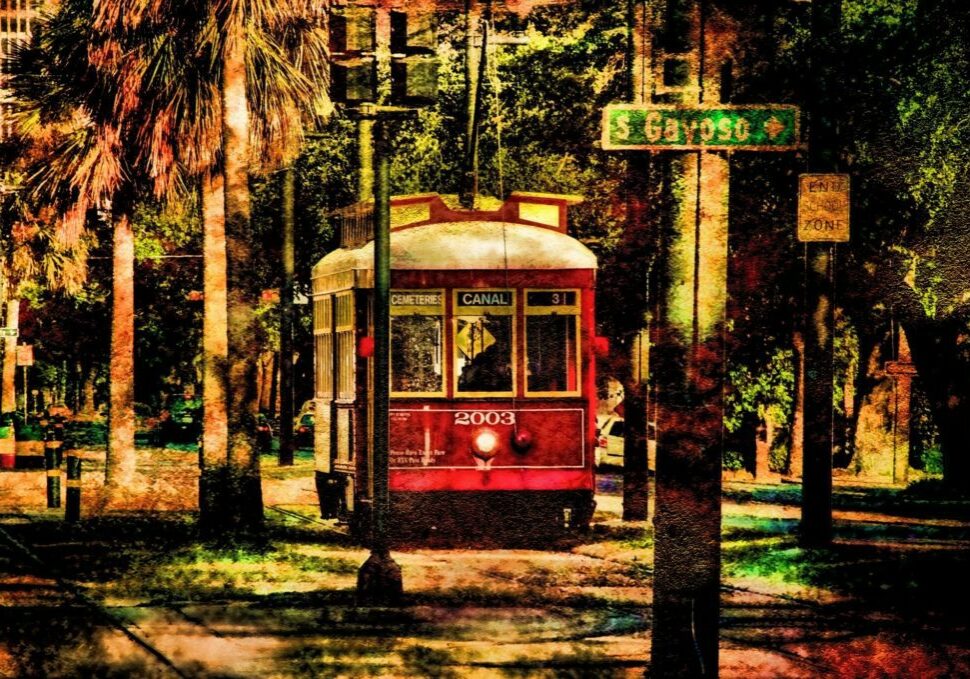 Art Photography, Street Car in New Orleans